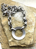 Chunky Silver Statement Necklace