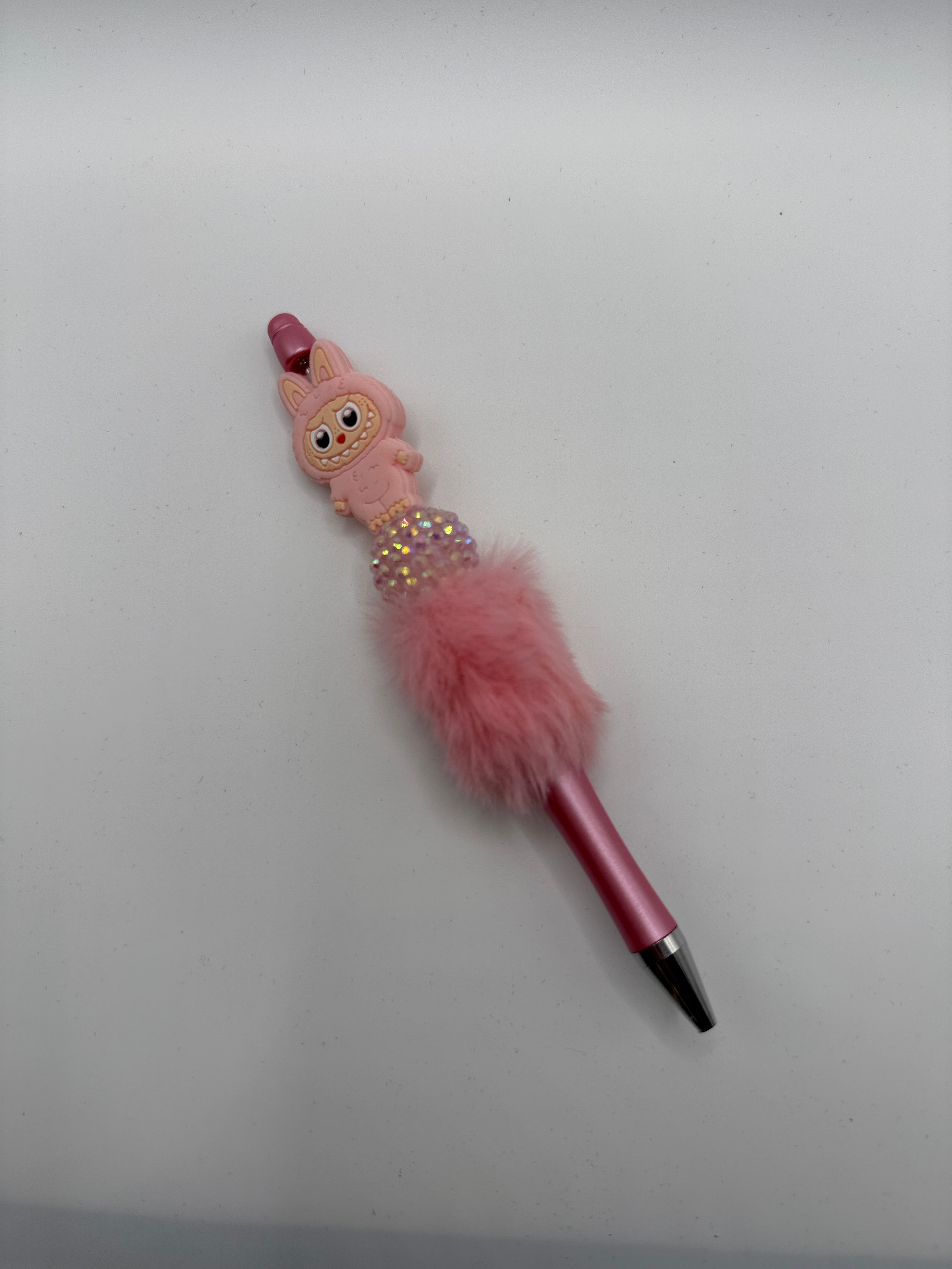 Handmade Beaded Novelty Pen – Puff & Fluff Edition