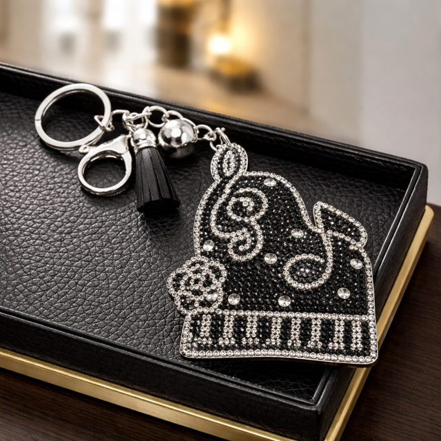 Rhinestone Character Bag Charms – Sparkly Keychain Accessories (Multiple Styles)